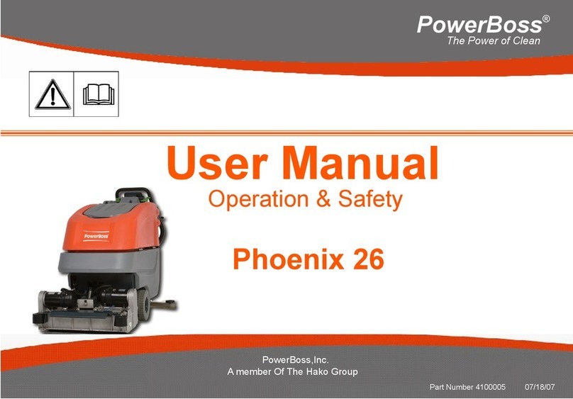 HAKO PowerBoss Phoenix 26 user manual