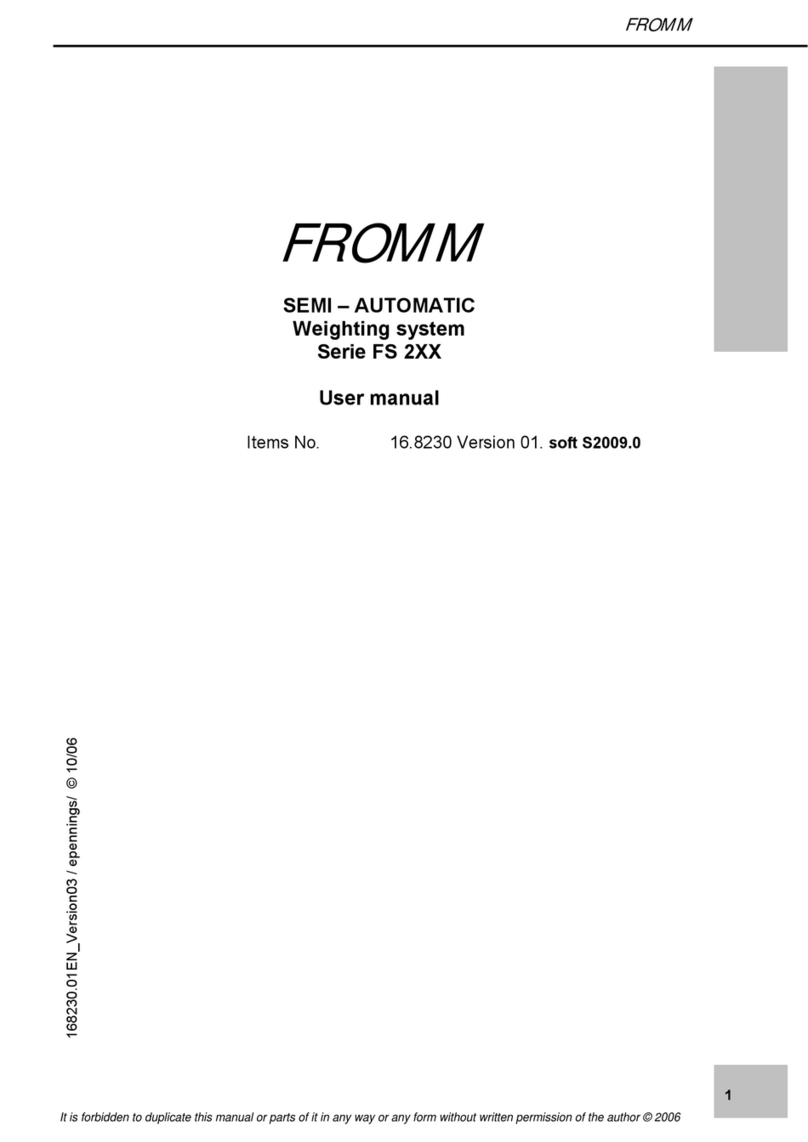 Fromm FS 2 Series user manual