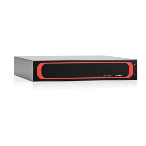 Biamp AMP-A460H Operation manual