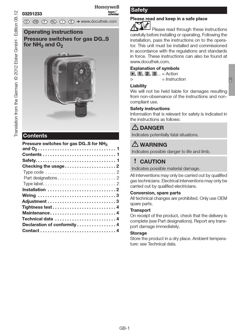 Krom Schroder DG..S Series operating instructions