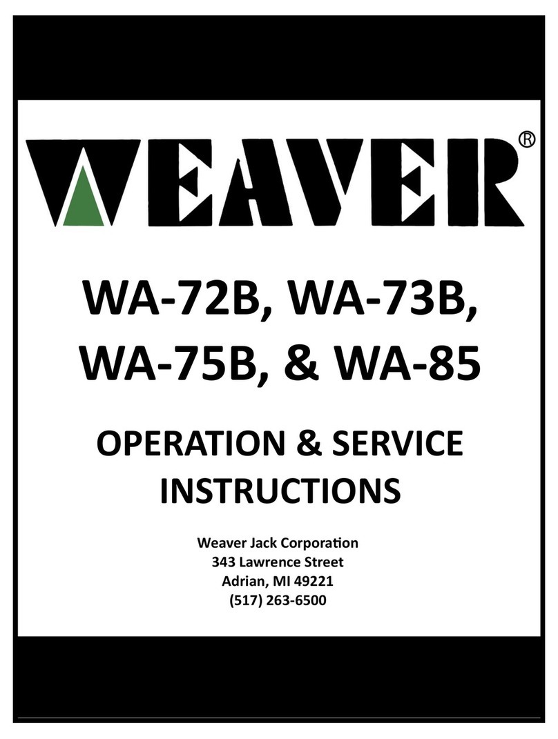Weaver WA-72B OPERATION & SERVICE INSTRUCTIONS Weaver WA-72B OPERATION & SERVICE INSTRUCTIONS