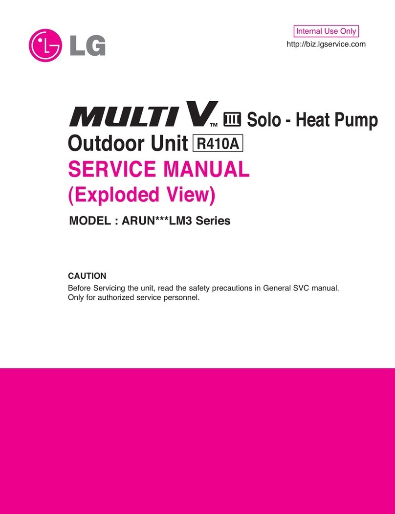 LG Multi V III Solo ARUN LM3 Series User manual