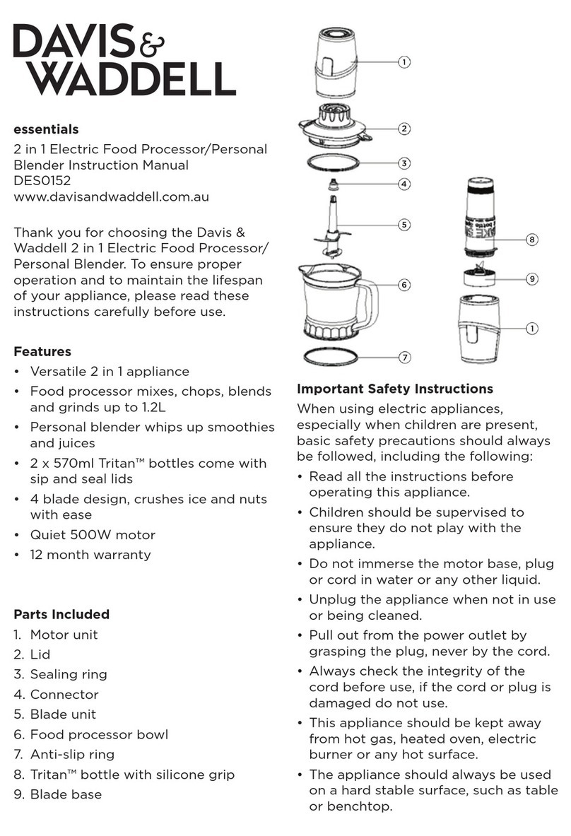Davis & Waddell DES0152 instruction manual