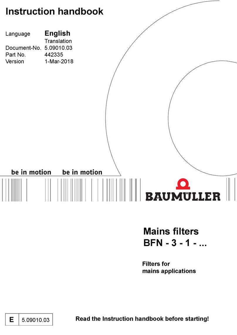 Baumuller BFN 3-1-0007-001 manual&nbsp;