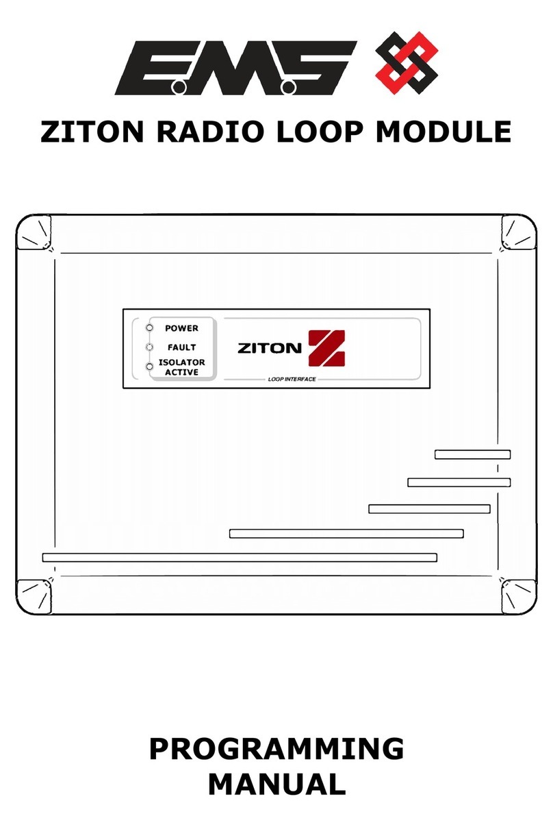 EMS ZITON RADIO LOOP MODULE Owner's manual EMS ZITON RADIO LOOP MODULE Owner's manual