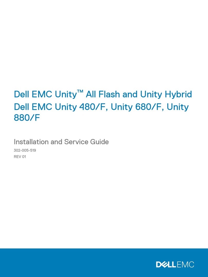 Dell EMC Unity 480/F Installation and maintenance instructions