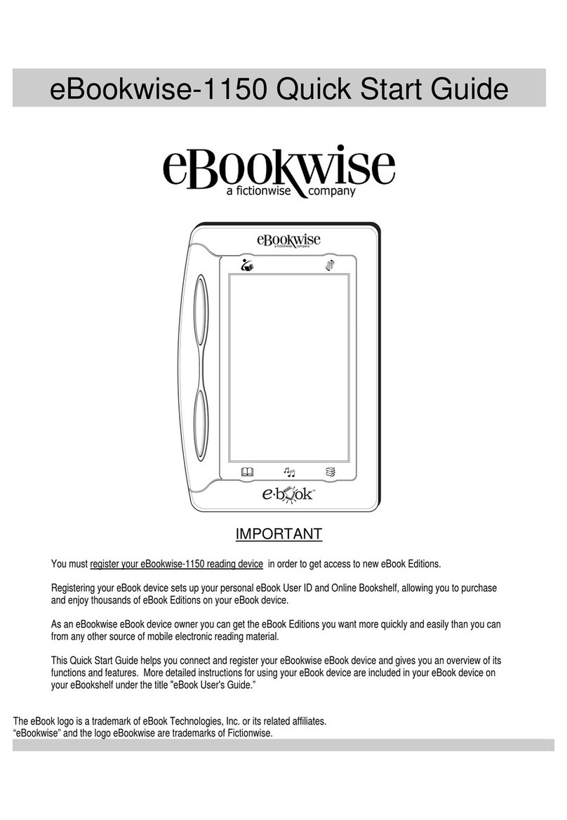 eBook eBookwise-1150 quick start guide