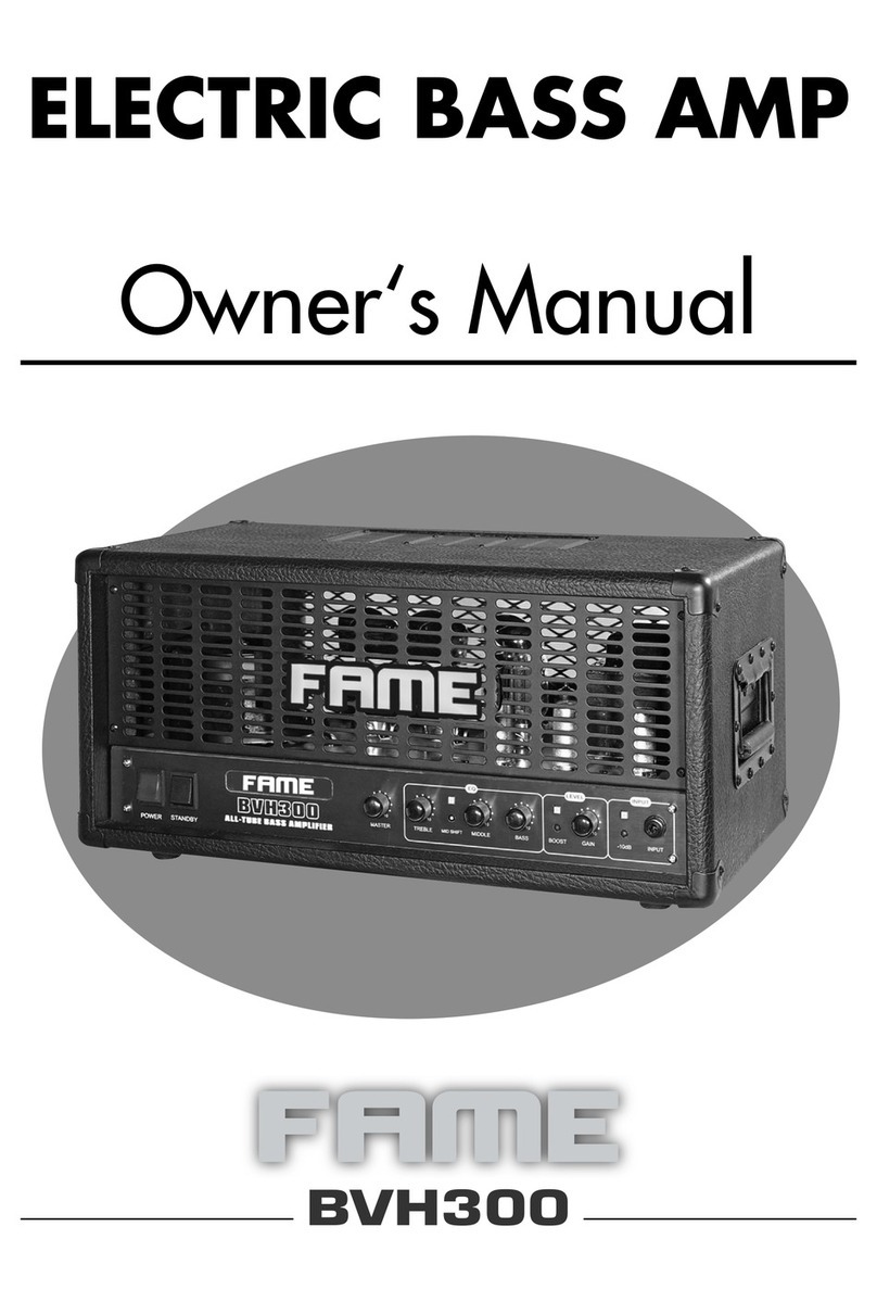FAME BVH300 User manual
