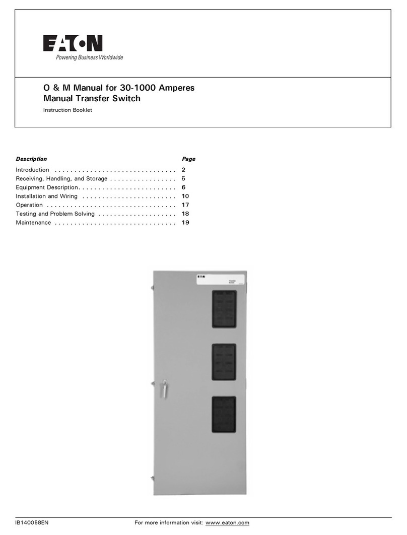 Eaton MTVXKDA20225WRU User manual