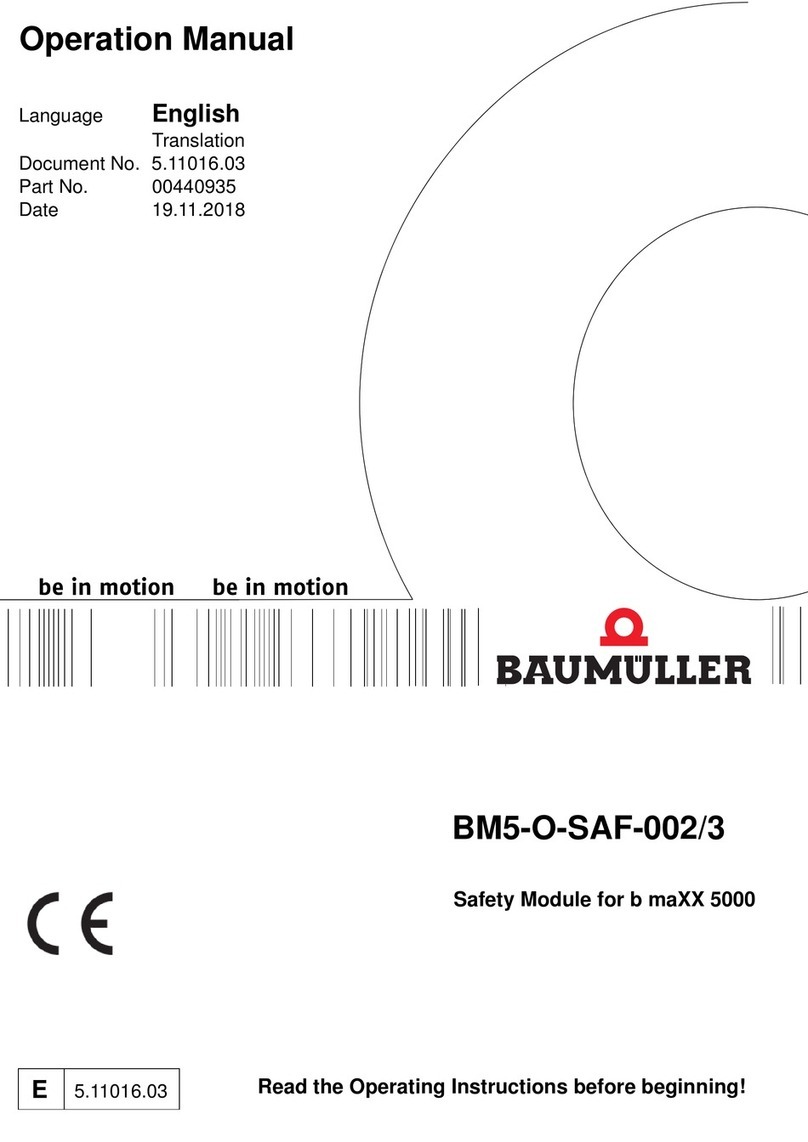 Baumuller BM5-O-SAF-002 User manual