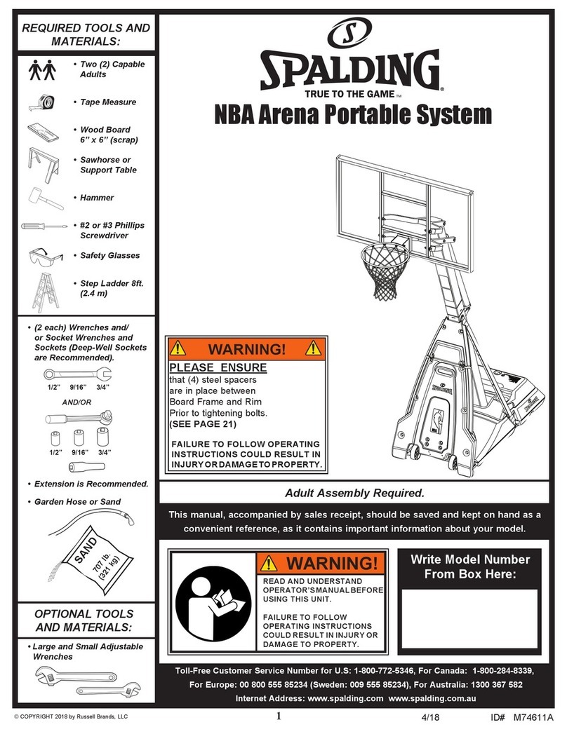 SPALDING NBA Arena manual