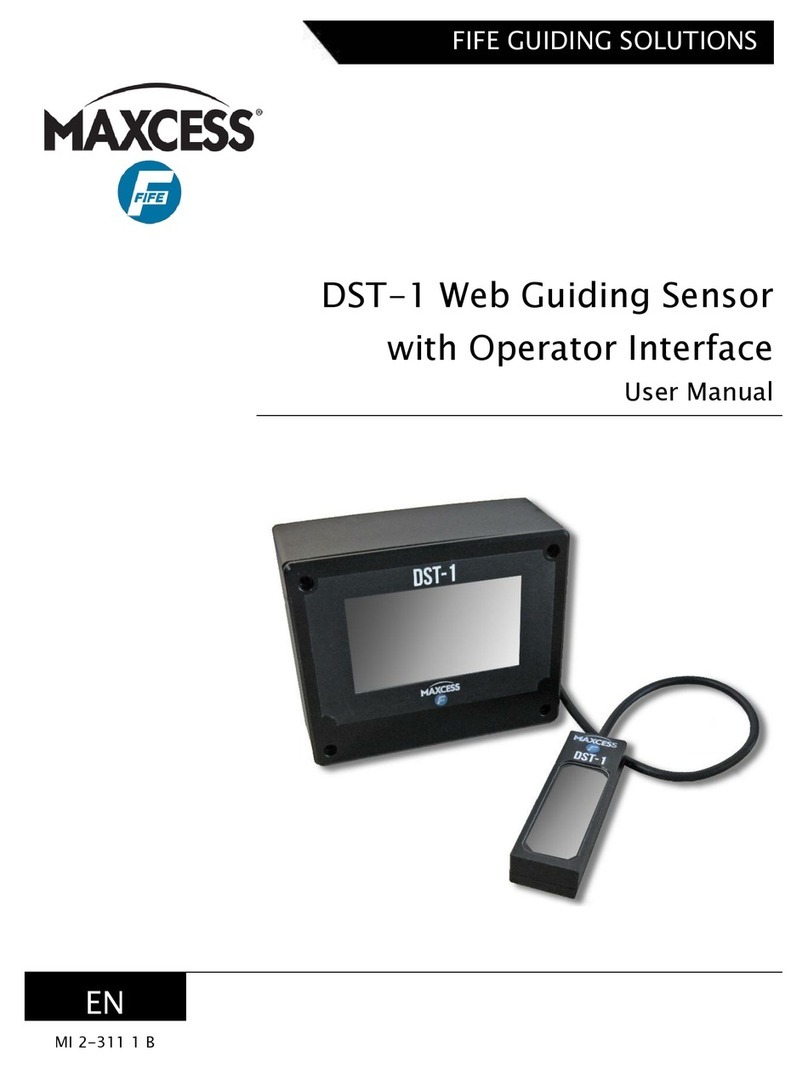 Maxcess FIFE DST-1 user manual