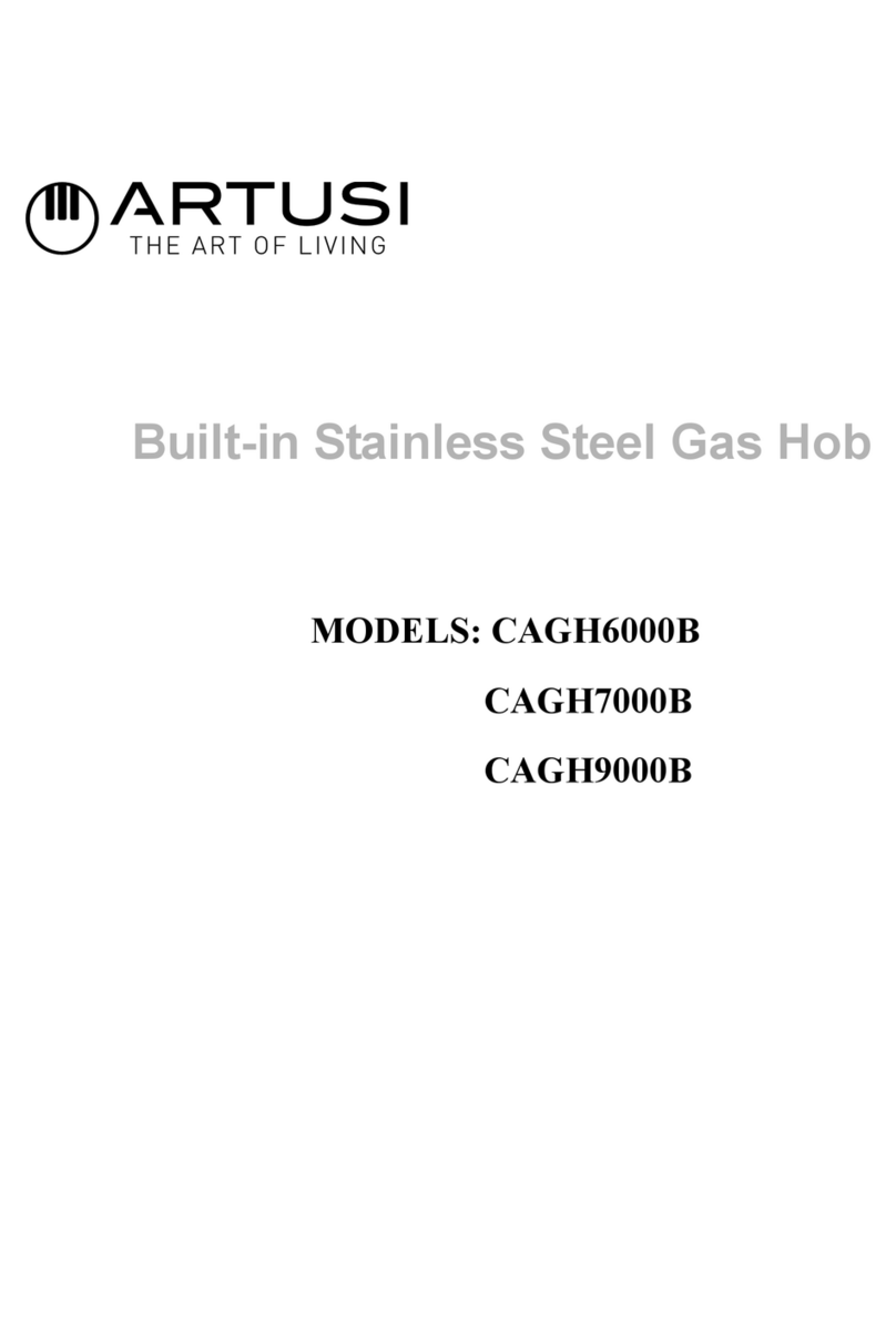 Artusi CAGH6000B User manual