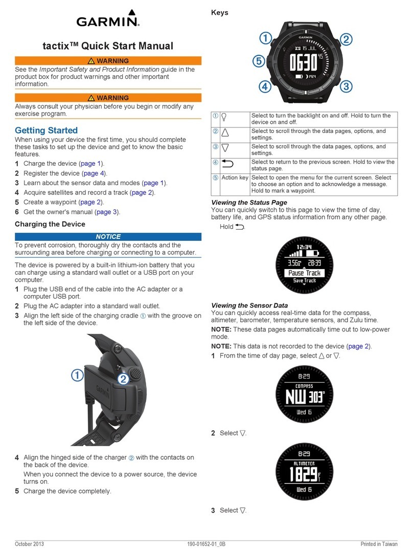 Garmin tactix Instruction manual