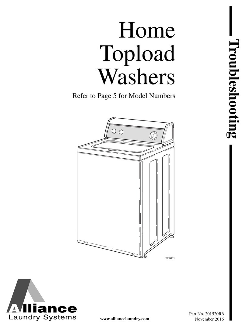Alliance Laundry Systems AWNA11SP111TW01 troubleshooting manual