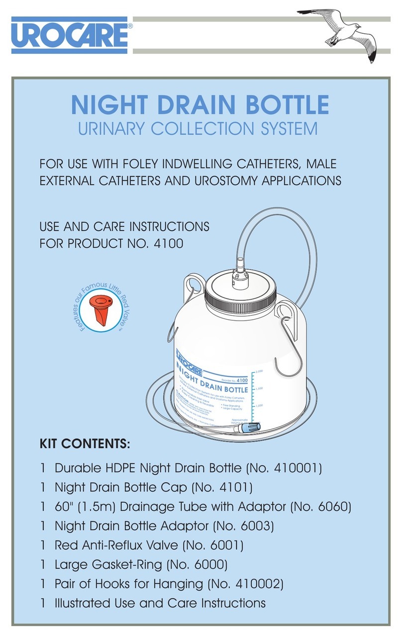 Urocare 4100 Use and care instructions Urocare 4100 Use and care instructions