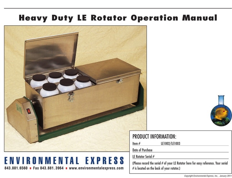 Environmental Express LE1003 Operation manual