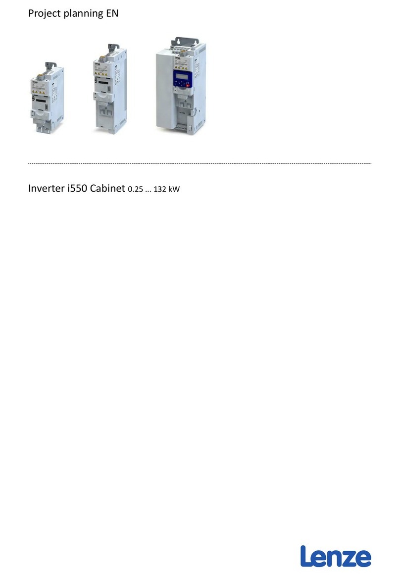 Lenze i550-C0.25/120-1 Technical manual