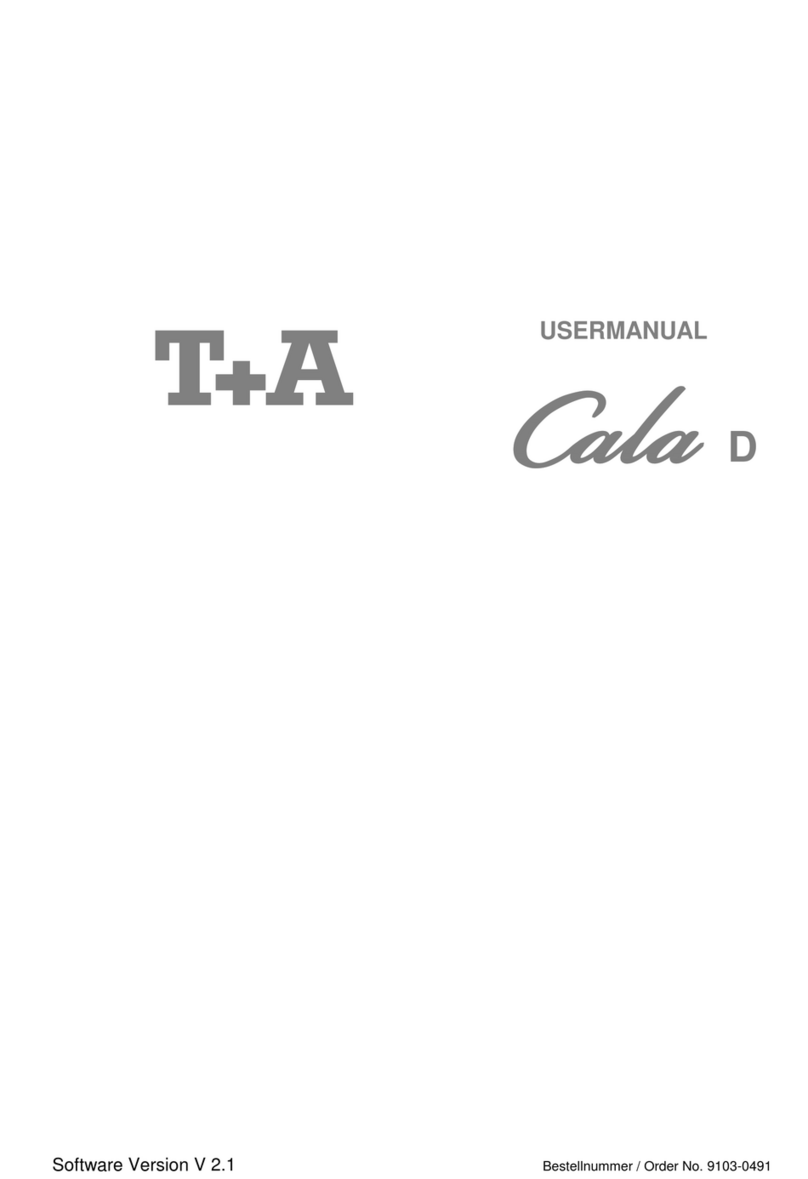 T+A Cala D user manual