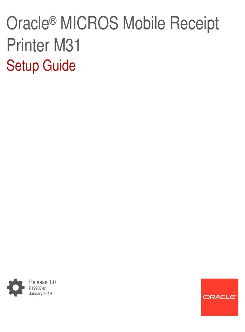 Oracle MICROS M31 User manual