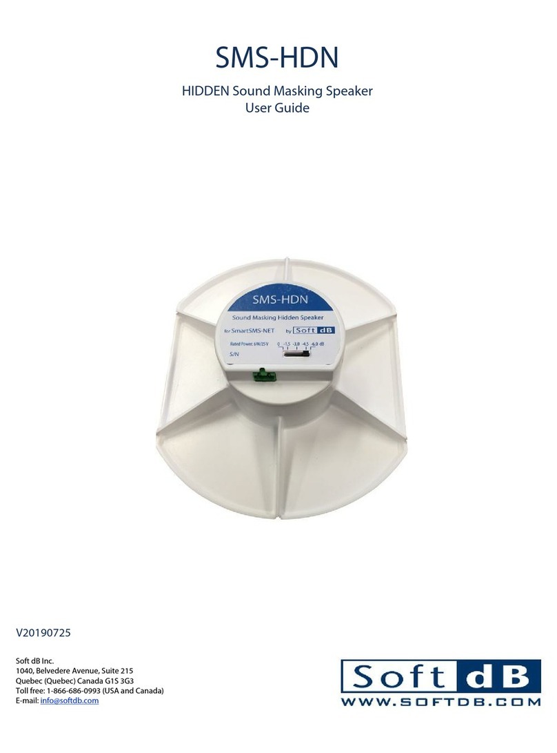 Soft dB SMS-HDN User manual