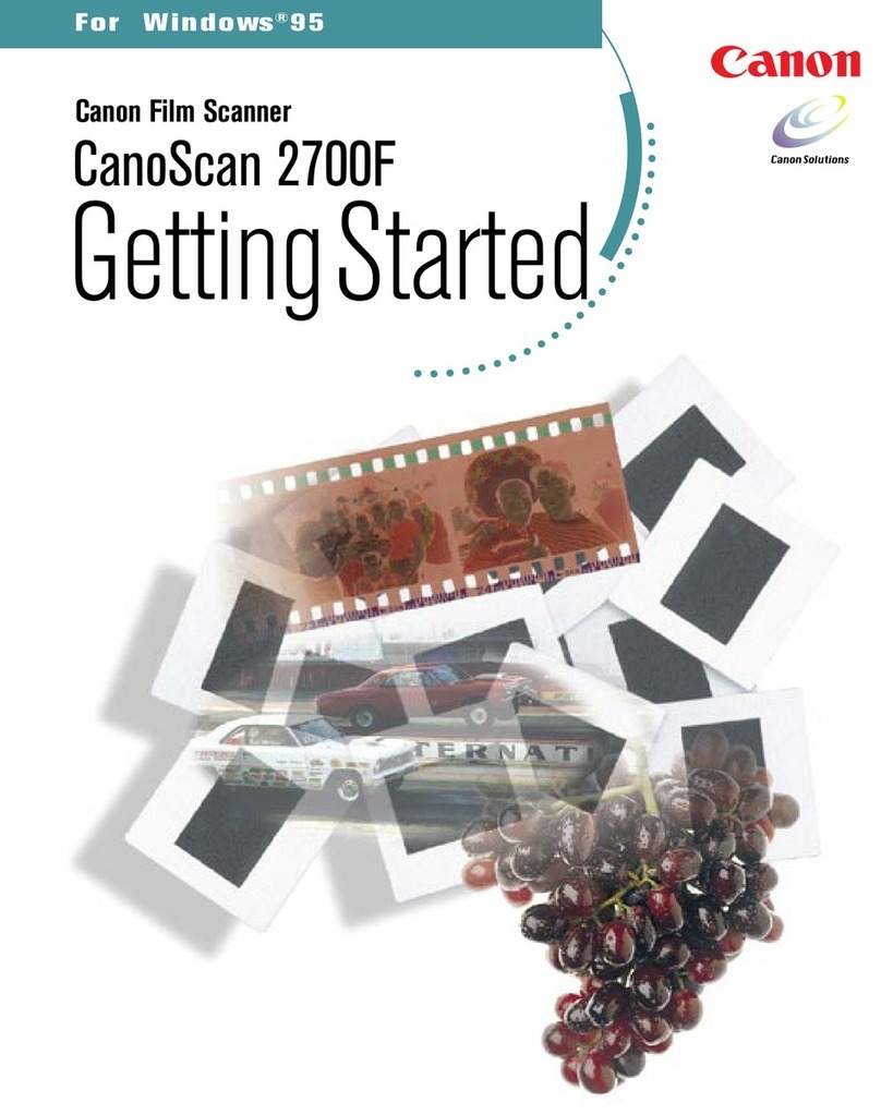 Canon CanoScan 2700F User manual