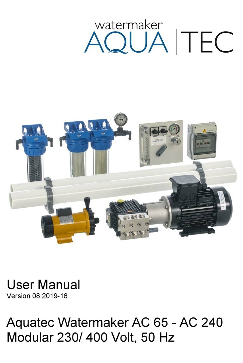 Aquatec Watermaker AC 65 user manual