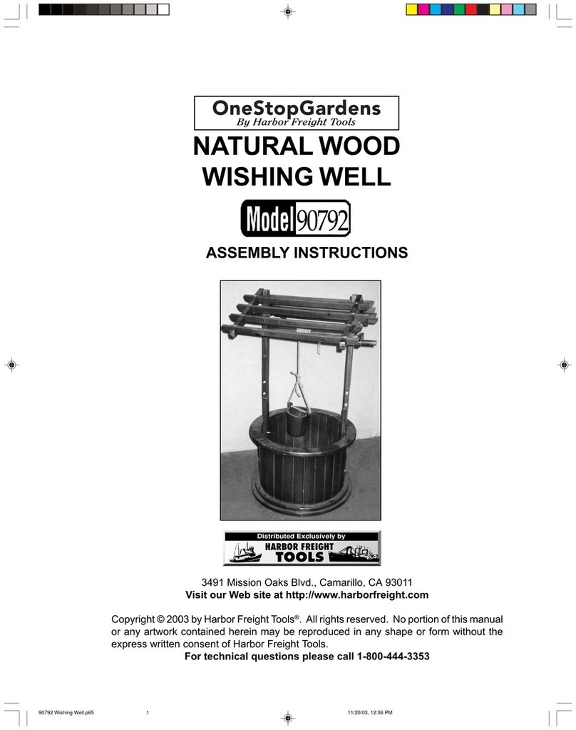Harbor Freight Tools 90792 Assembly instructions