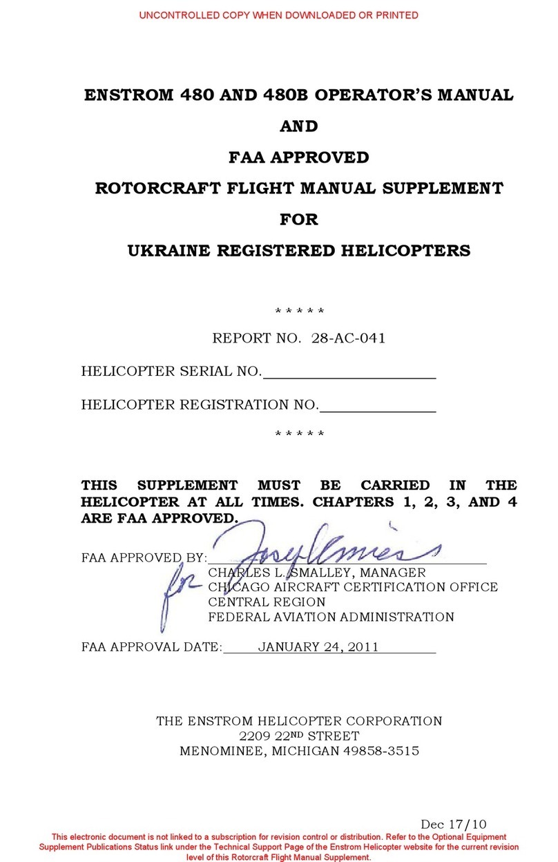 ENSTROM 480 Operator's manual