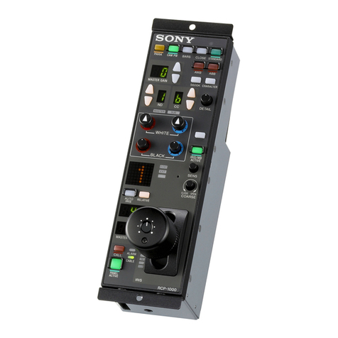 Sony RCP-1001 Operation manual