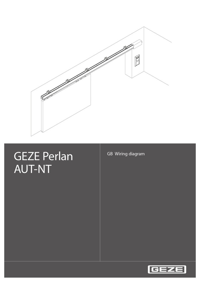 GEZE Perlan AUT-NT Wiring diagram