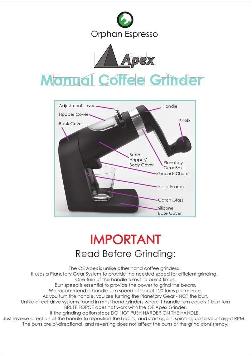 Orphan espresso Apex manual