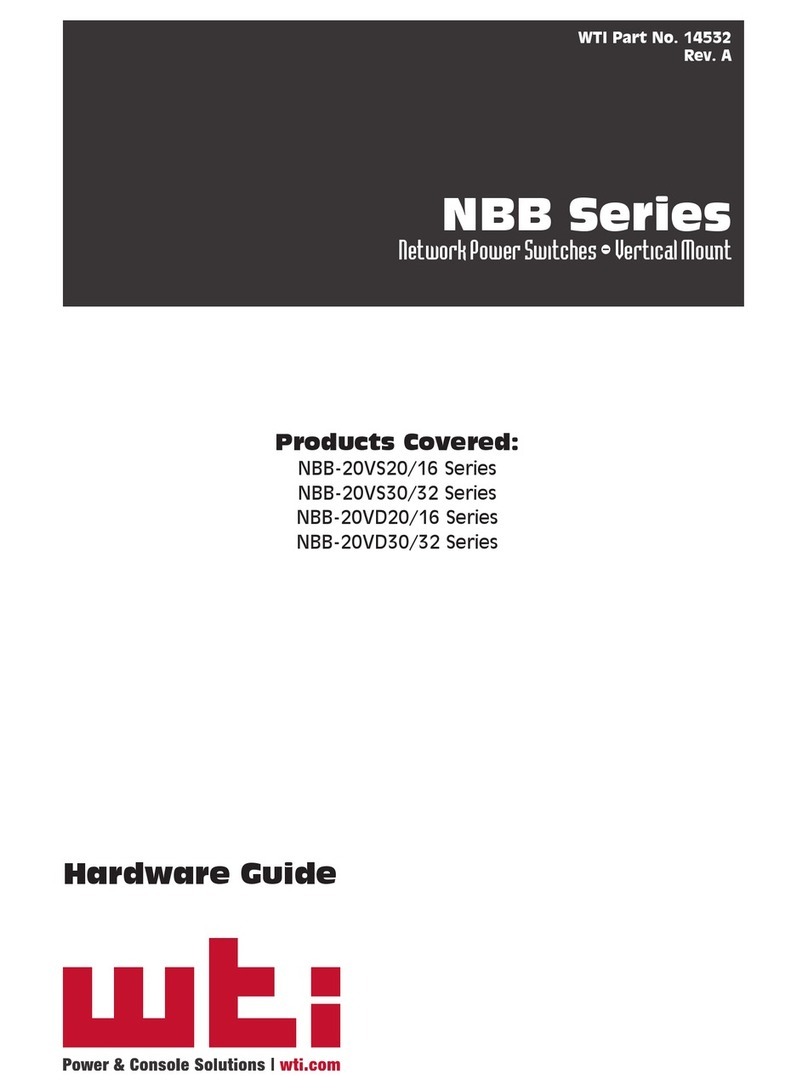 Western Telematic WTI NBB-20VS20 Series Hardware guide
