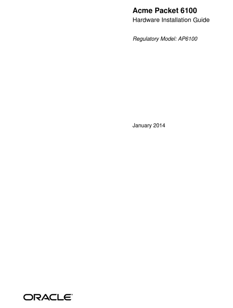 Oracle Acme Packet 6100 Manual Oracle Acme Packet 6100 Manual