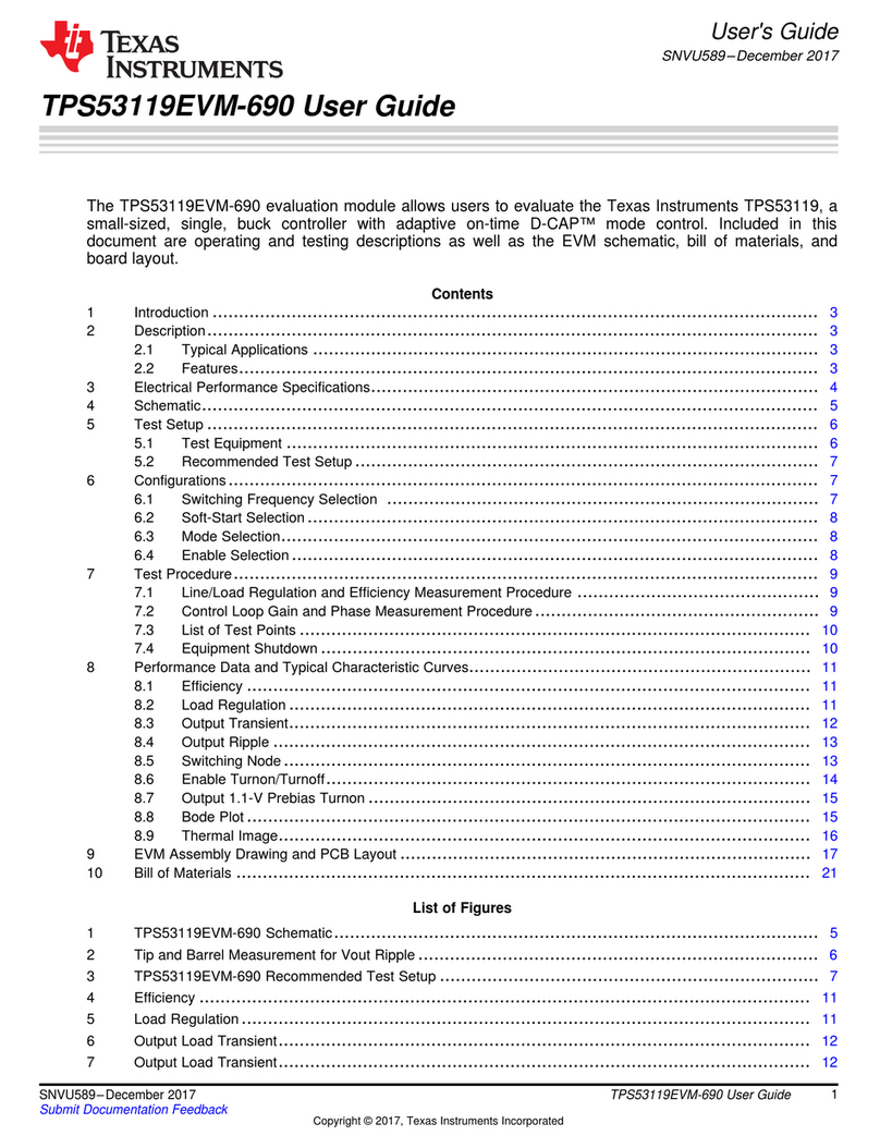 Texas Instruments TPS53119EVM-690 User manual