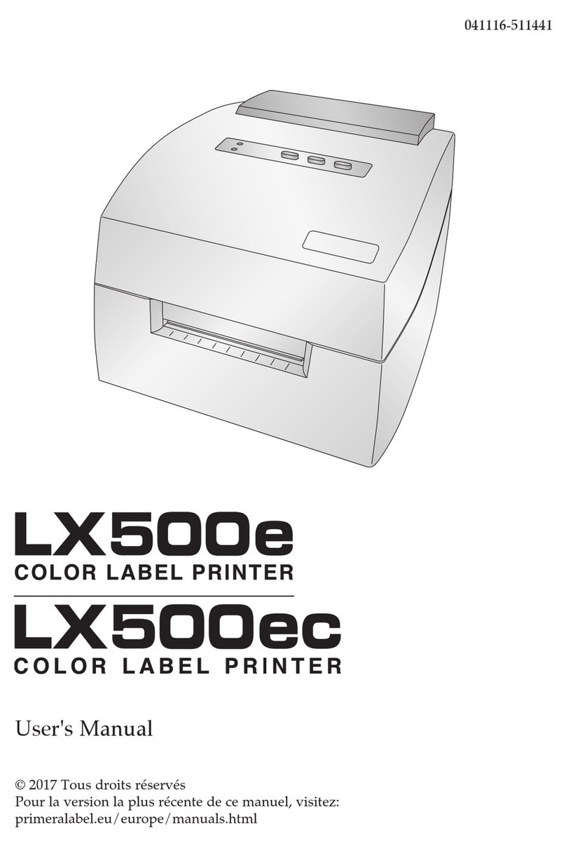 Primera label LX500e user manual