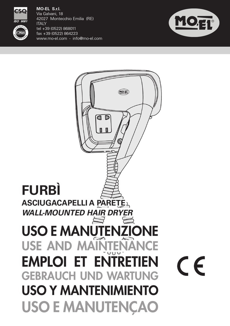 MO-EL FURBI 720 User manual