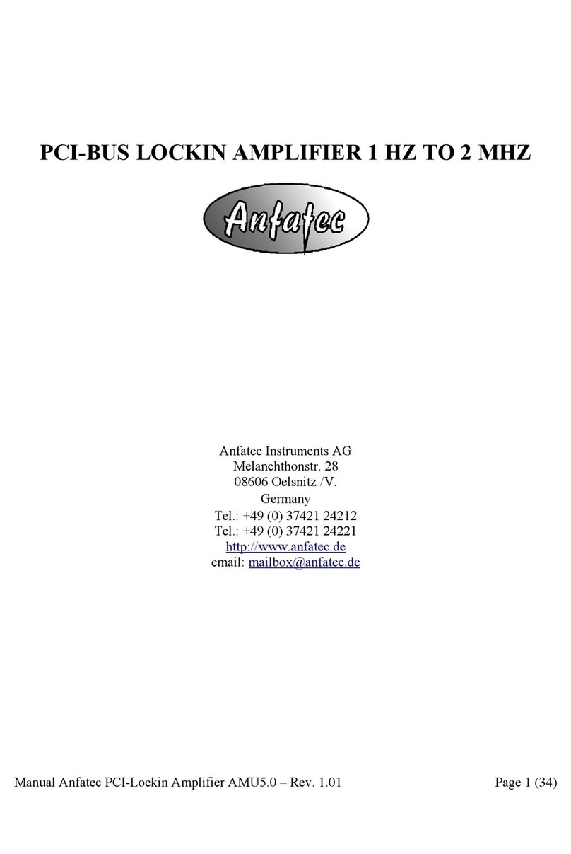 Anfatec AMU5.0-LIA User manual