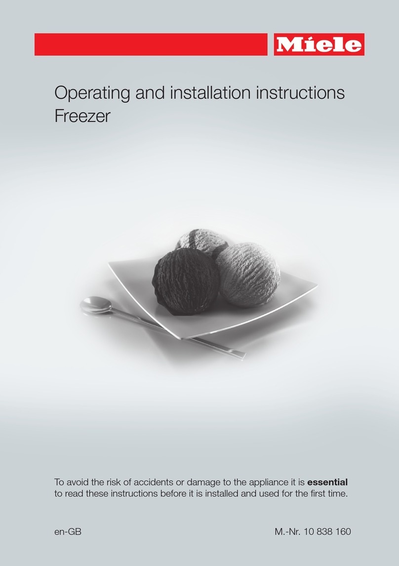 Miele F 31202 Ui Operating and installation instructions