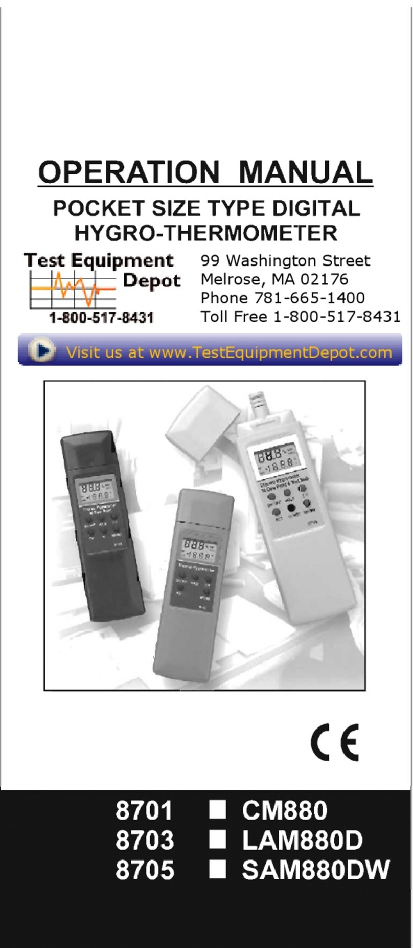 General tools CM880 Operation manual