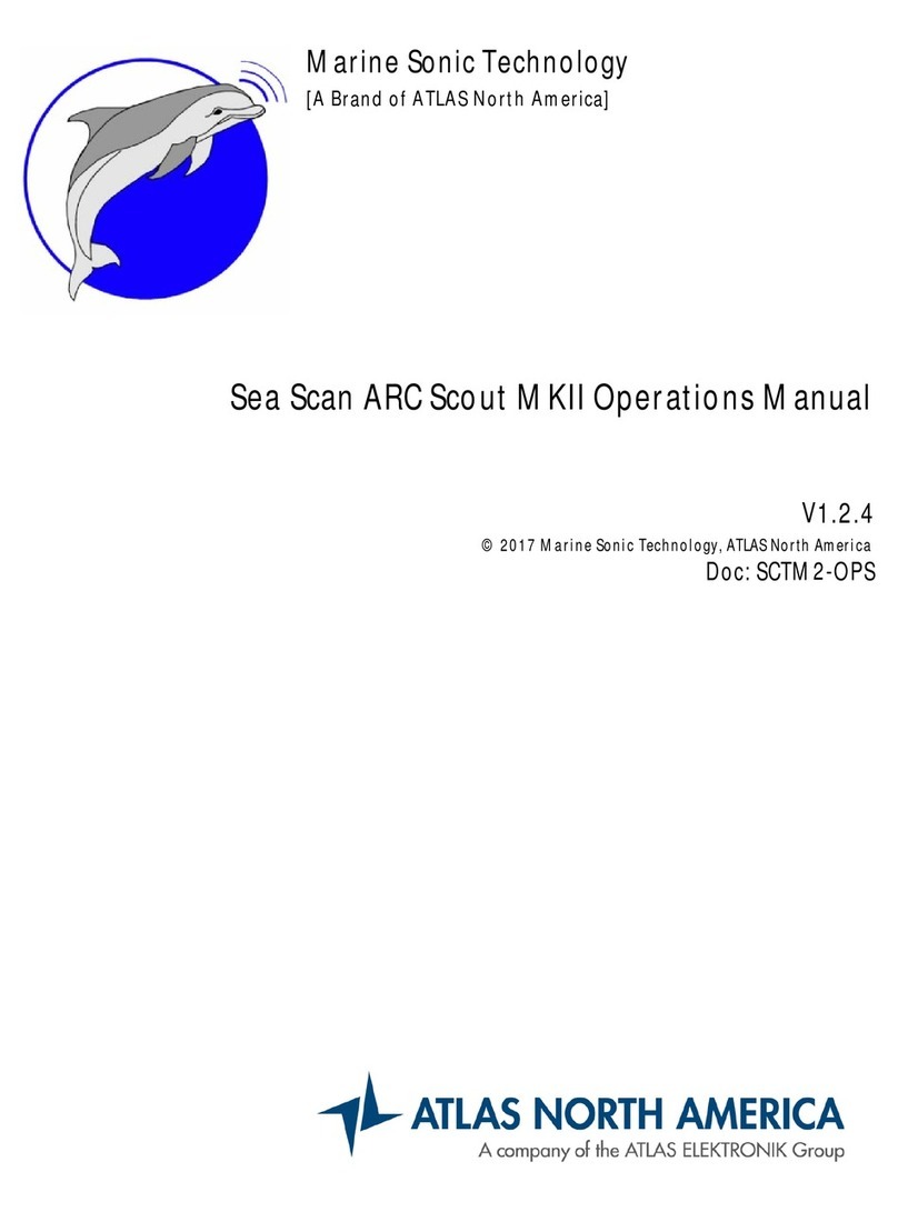 Atlas Elektronik Atlas North America Marine Sonic Technology Sea Scan ARC Scout... User manual