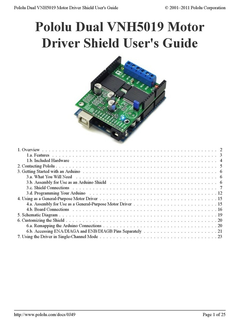 Pololu VNH5019 User manual