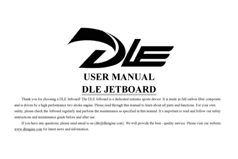 DLE JETBOARD user manual