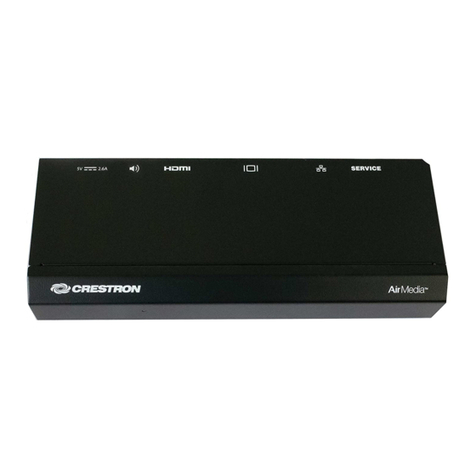 Crestron AirMedia AM-101 Supplemental guide