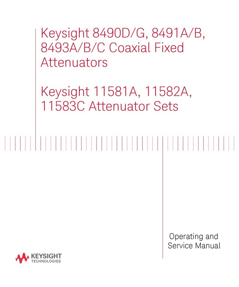 Keysight Technologies 8490D Service manual