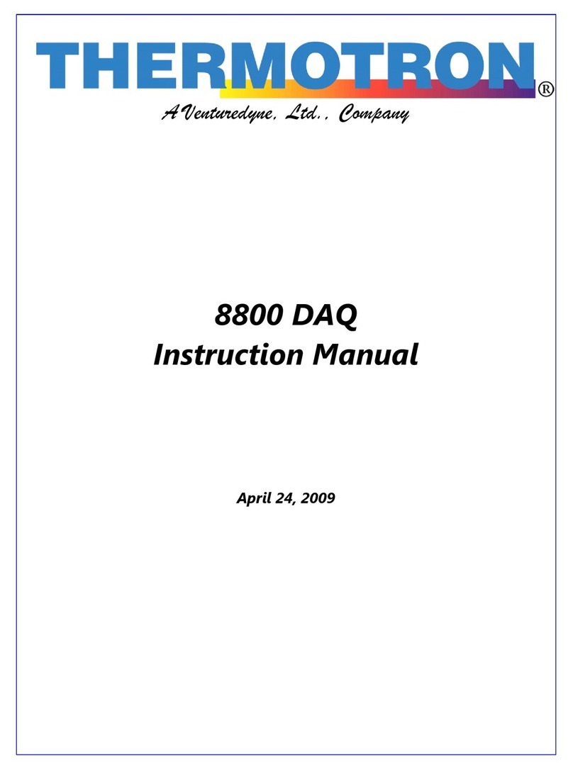 Thermotron 8800 User manual