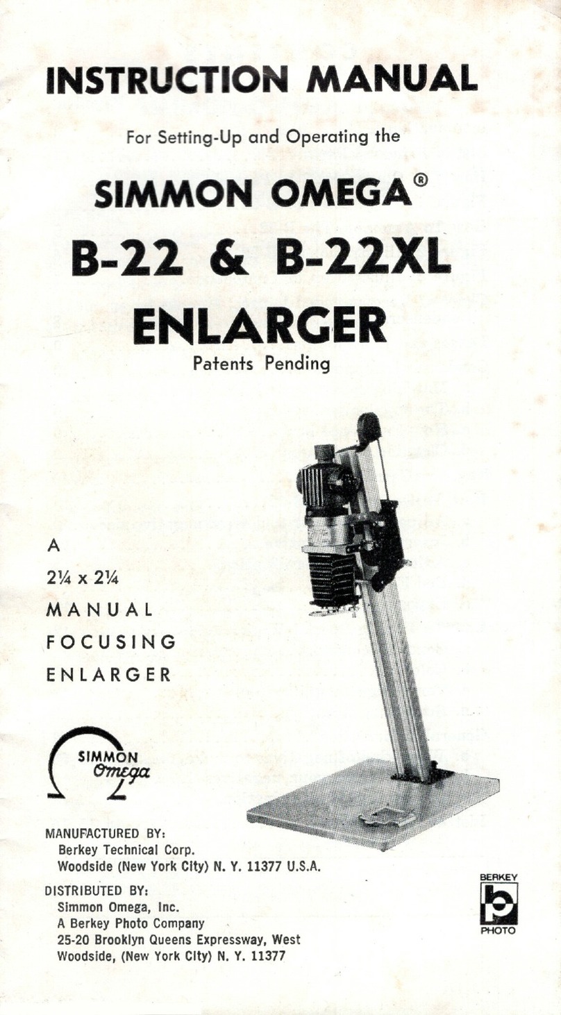Simmon Omega B-22 instruction manual Simmon Omega B-22 instruction manual