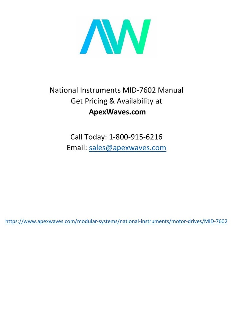 National Instruments NI MID-7602 User manual