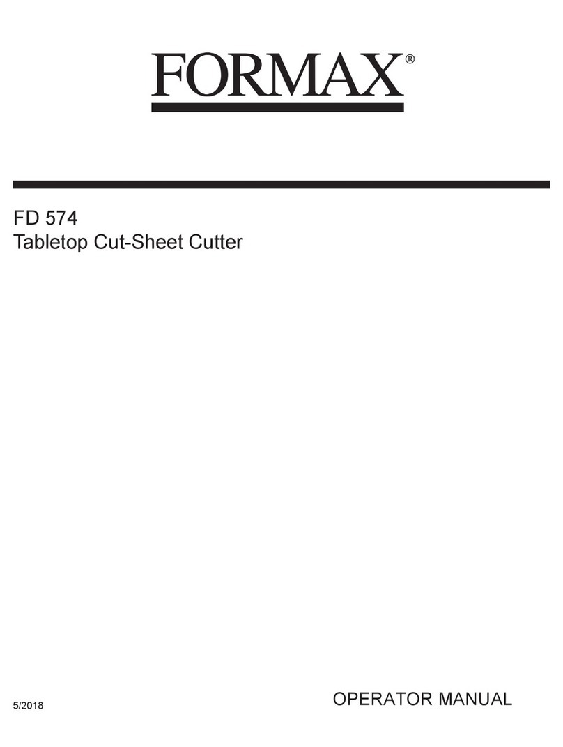 Formax FD 574 Operator's manual