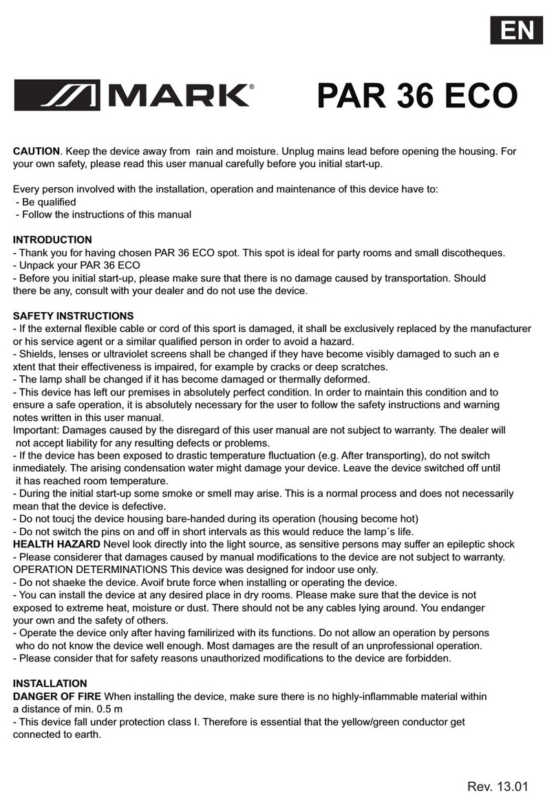 Mark PAR 36 ECO manual